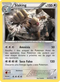 Slaking – Carta Pokémon TCG