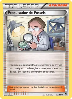 Pesquisador de Fósseis – Carta Pokémon TCG
