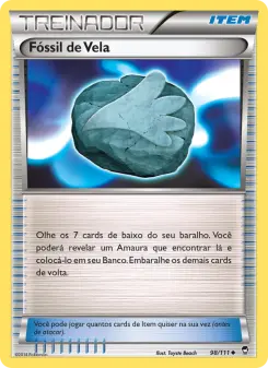 Fóssil de Vela – Carta Pokémon TCG