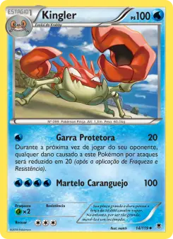 Kingler – Carta Pokémon TCG