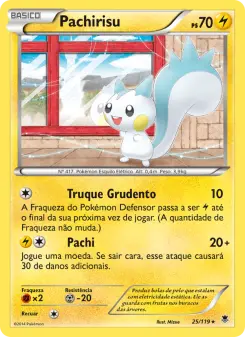 Pachirisu – Carta Pokémon TCG