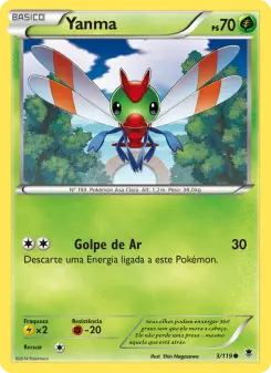 Yanma – Carta Pokémon TCG