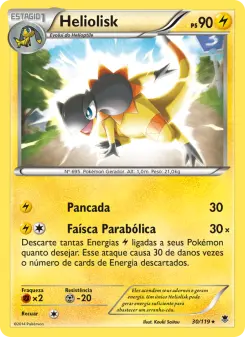 Heliolisk – Carta Pokémon TCG