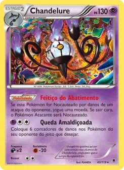 Chandelure – Carta Pokémon TCG