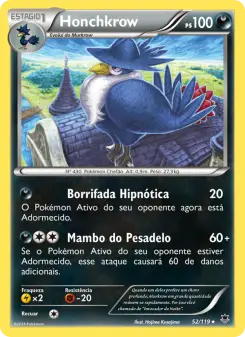 Honchkrow – Carta Pokémon TCG