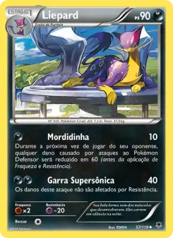 Liepard – Carta Pokémon TCG