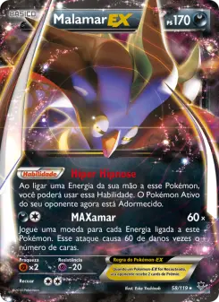 Malamar EX – Carta Pokémon TCG