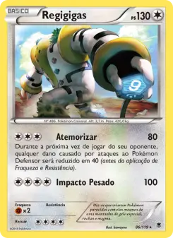 Regigigas – Carta Pokémon TCG