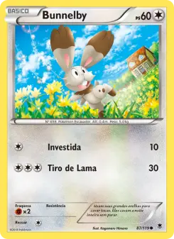 Bunnelby – Carta Pokémon TCG