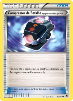 Compressor de Batalha – Equipamento da Equipe Flare – Carta Pokémon TCG
