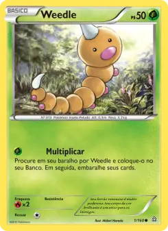 Weedle – Carta Pokémon TCG
