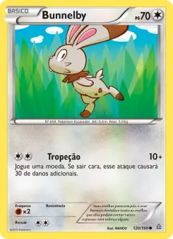 Bunnelby – Carta Pokémon TCG