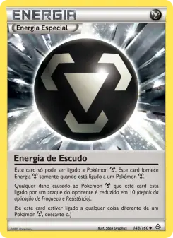 Energia de Escudo – Carta Pokémon TCG
