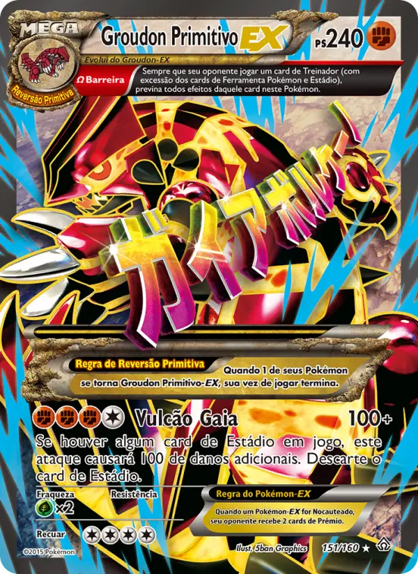 Groudon Primitivo EX