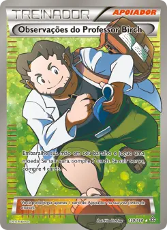 Observações do Professor Birch – Carta Pokémon TCG