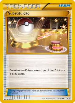 Substituição – Carta Pokémon TCG