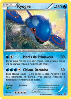 Kyogre – Carta Pokémon TCG