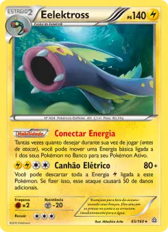Eelektross – Carta Pokémon TCG