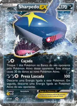 Sharpedo EX – Carta Pokémon TCG