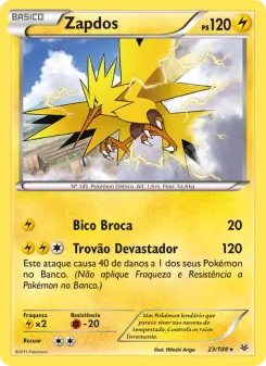 Zapdos – Carta Pokémon TCG