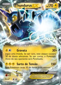 Thundurus EX – Carta Pokémon TCG