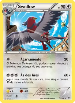 Swellow – Carta Pokémon TCG