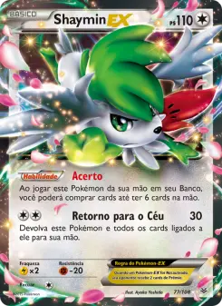 Shaymin EX – Carta Pokémon TCG