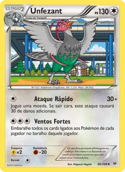 Unfezant – Carta Pokémon TCG