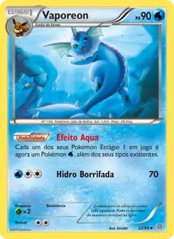 Vaporeon – Carta Pokémon TCG