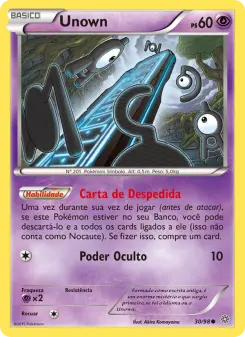 Unown – Carta Pokémon TCG