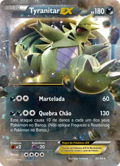Tyranitar EX – Carta Pokémon TCG