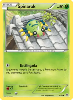 Spinarak – Carta Pokémon TCG