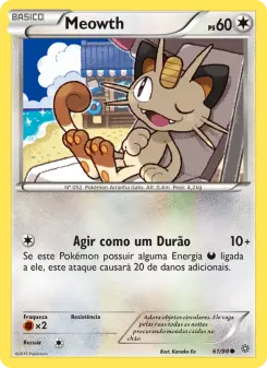 Meowth – Carta Pokémon TCG