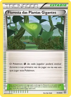 Floresta das Plantas Gigantes – Carta Pokémon TCG