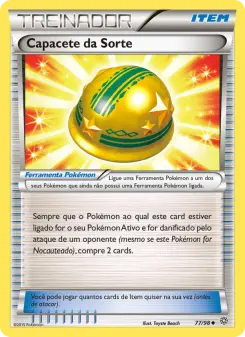 Capacete da Sorte – Carta Pokémon TCG