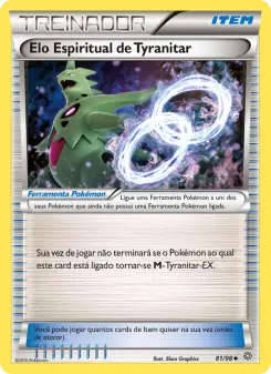 Elo Espiritual de Tyranitar – Carta Pokémon TCG