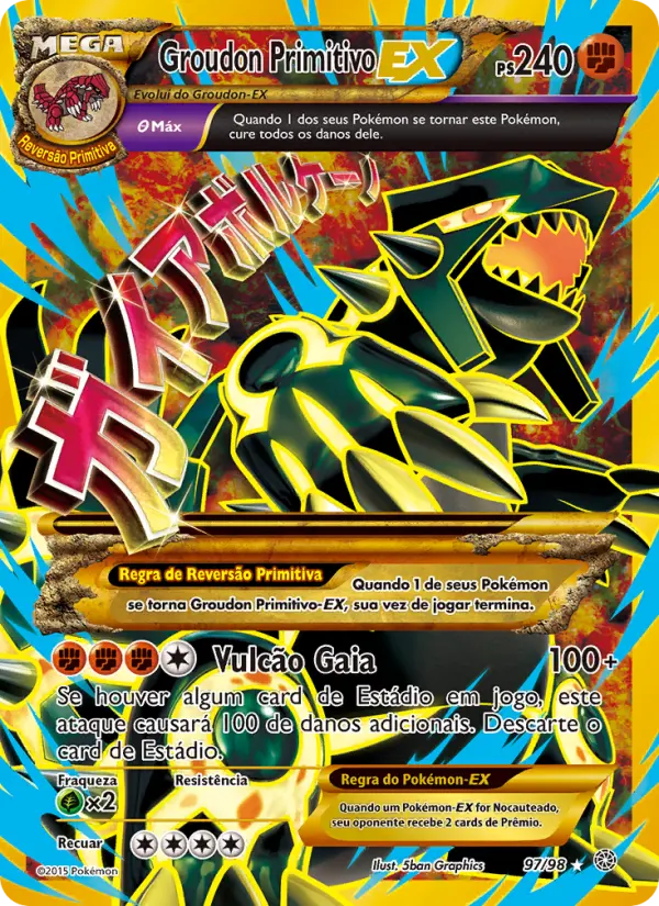 Groudon Primitivo EX