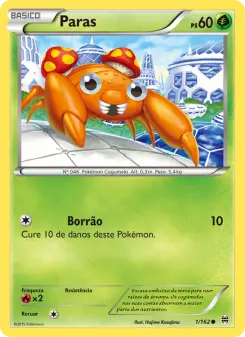 Paras – Carta Pokémon TCG