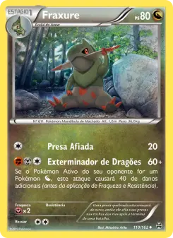 Fraxure – Carta Pokémon TCG