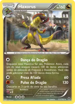 Haxorus – Carta Pokémon TCG