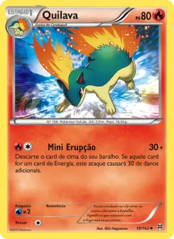 Quilava – Carta Pokémon TCG
