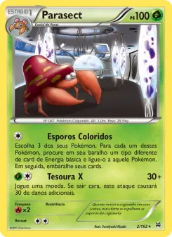 Parasect – Carta Pokémon TCG