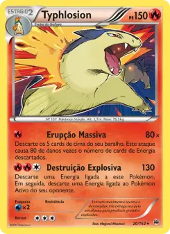 Typhlosion – Carta Pokémon TCG