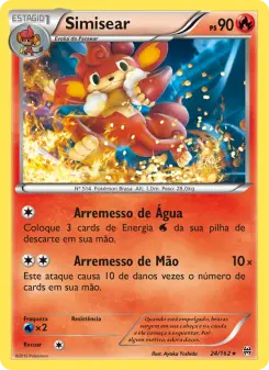 Simisear – Carta Pokémon TCG