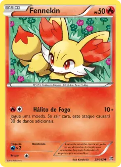 Fennekin – Carta Pokémon TCG