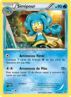 Simipour – Carta Pokémon TCG