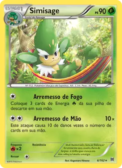 Simisage – Carta Pokémon TCG