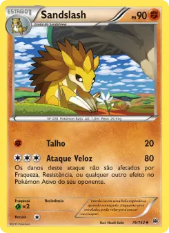 Sandslash – Carta Pokémon TCG