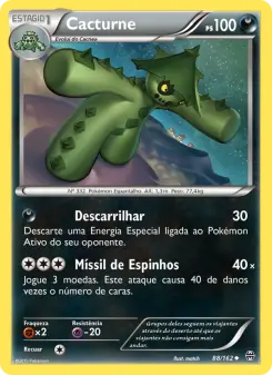 Cacturne – Carta Pokémon TCG