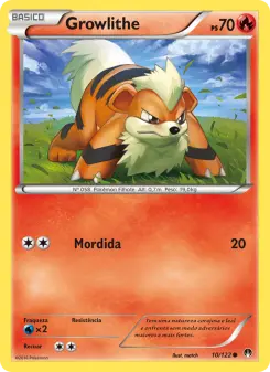 Growlithe – Carta Pokémon TCG